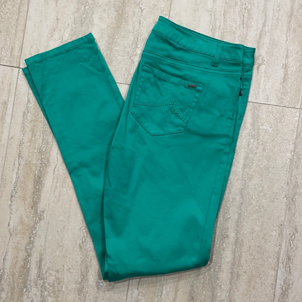 Max Studio Green stretch jeans-Size 10
